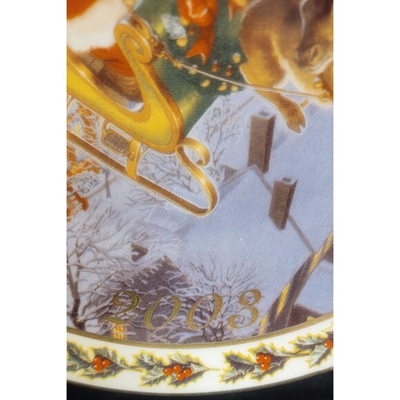 Vintage Avon Porcelain Collector's Plate "Coming to Town" - Picture 4 of 10